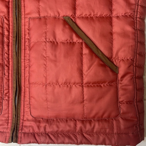 Alan Flusser Burnt Orange,Polyester Puff Vest - Picture 9 of 9